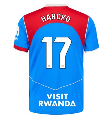 Atletico Madrid David Hancko #17 Tredjetrøje 2025-26 Kortærmet